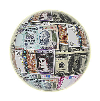 地球,全球,货币