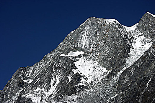 贡嘎山海螺沟冰川群山