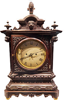 辽宁省大连博物馆馆藏文物,英国18世纪木质雕花座钟