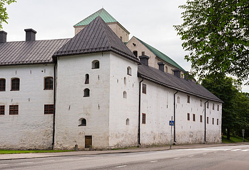 中世纪,土尔库,城堡,芬兰