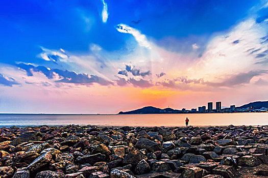 广东阳江海滩自然风光
