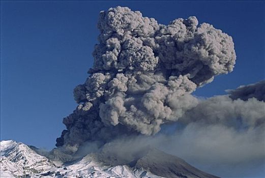 山,喷发,火山,北岛,灰尘,爆炸,第三,白天,东加里罗国家公园,新西兰