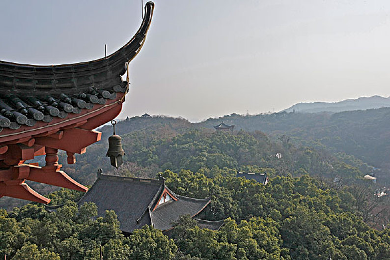 杭州吴山景区图片_杭州吴山景区高清图片_全景视觉