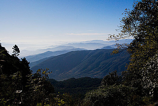 鸡足山远眺