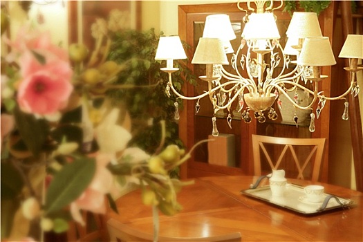 巴洛克,意大利,吊灯,木质,客厅