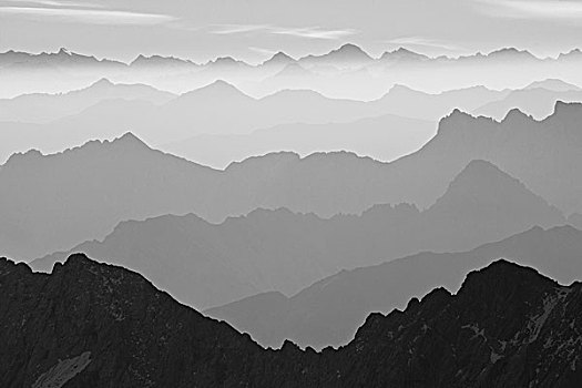 风景,楚格峰,向上,阿尔卑斯山,奥地利,提洛尔