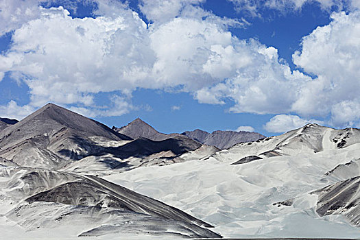 新疆帕米尔高原白沙山白沙湖