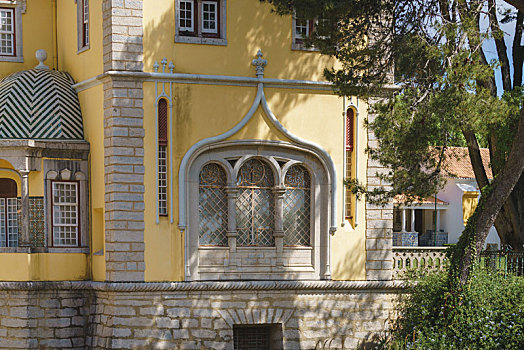 葡萄牙卡斯凯什小镇古典建筑,museum,condes,de,castro,guimarães