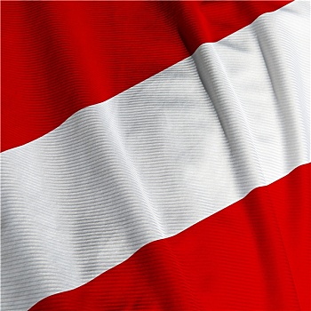 奥地利,旗帜,特写