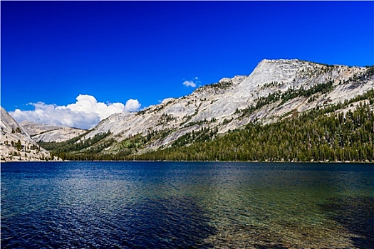 湖,优胜美地国家公园,内华达山脉,美国