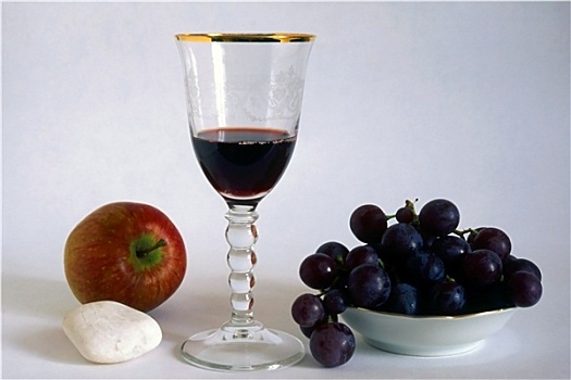 水果,葡萄酒
