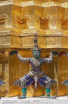 雕塑,玉佛寺,苏梅岛,曼谷,泰国,亚洲