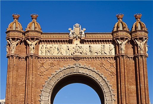 凯旋门,巴塞罗那,西班牙