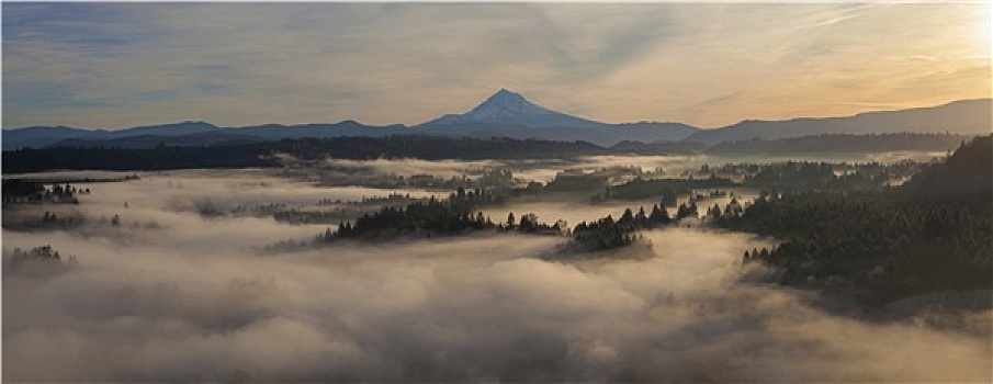 日出,上方,胡德山,沙,河