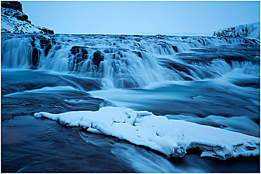 瀑布,冰岛