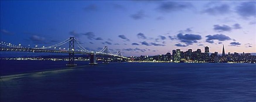 橡树湾,桥,旧金山,加利福尼亚,美国