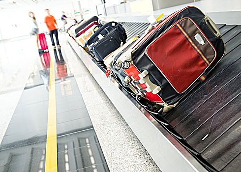 手提箱,传送带,机场