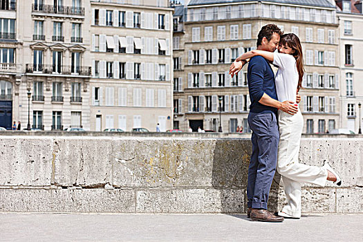 浪漫,伴侣,巴黎,法兰西岛,法国