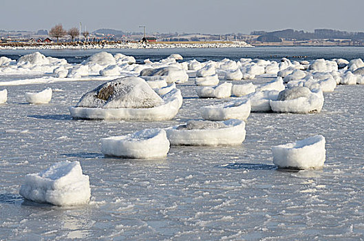 波罗的海,冬天,瑞典,欧洲