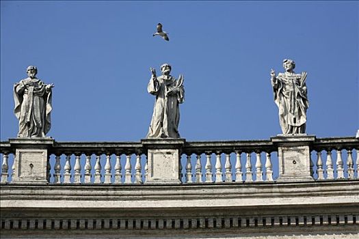 意大利,罗马,雕塑,户外,大教堂