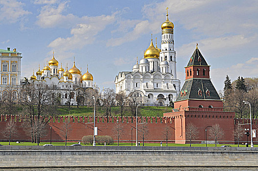 俄罗斯,莫斯科,大教堂,克里姆林宫
