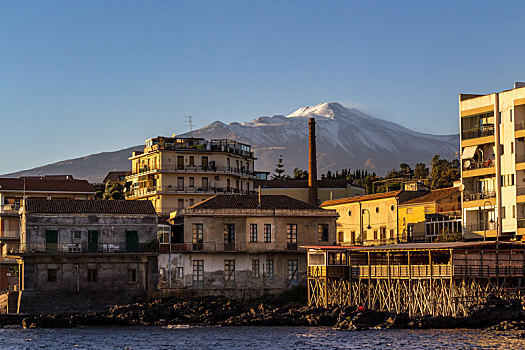 风景,火山,埃特纳火山