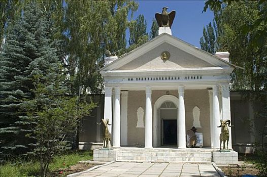 博物馆,著名,亚洲,探索者,吉尔吉斯斯坦