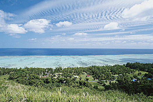 艾图塔基岛,库克群岛,海洋,礁石,大幅,尺寸