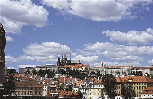 城堡,城市,布拉格城堡,布拉格,捷克共和国