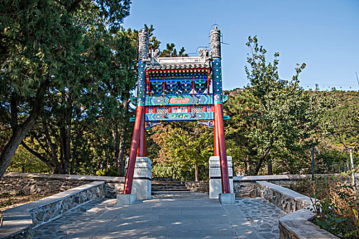 北京香山公园牌坊