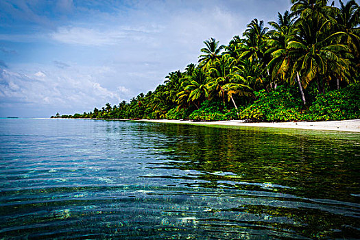 热带岛屿和环礁,马尔代夫,印度洋