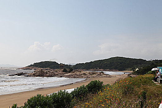 浙江普陀山,绿水青山