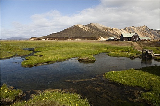 山景,兰德玛纳,冰岛