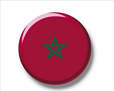 扣,徽章,旗帜,摩洛哥