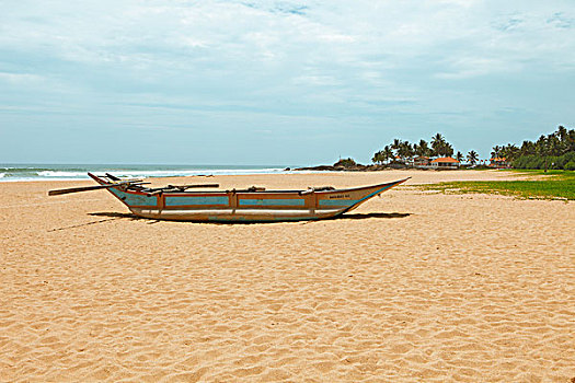 传统,船,沙滩,南方,省,印度洋,斯里兰卡,亚洲