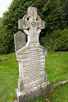 墓碑,墓地,爱尔兰