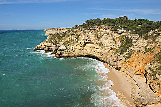 悬崖,阿尔加维,葡萄牙