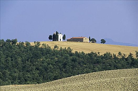 小教堂,瓦尔道尔契亚,托斯卡纳,意大利
