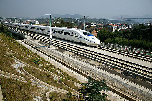 世界第一条高速铁路,武广高速铁路客运专线试运行成功