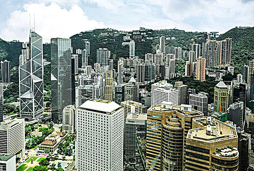 香港中环城市风光