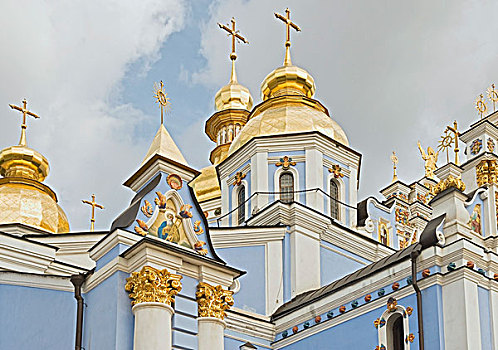 寺院,圣麦克,基辅,乌克兰,欧洲