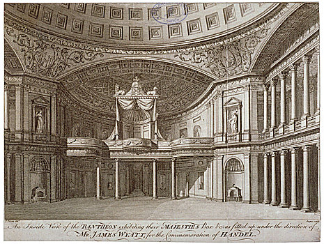 室内,万神殿,牛津街,威斯敏斯特,伦敦,1784年,艺术家