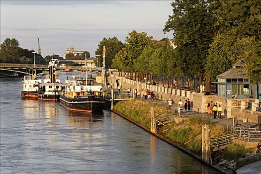 多瑙河,码头,雷根斯堡