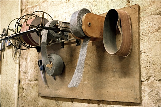 带子,砂纸,钢铁,毛织品