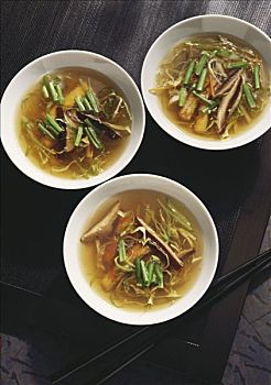 湯,蔬菜