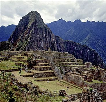 马丘比丘,古老,印加,城镇,遗址,世界遗产,秘鲁,南美
