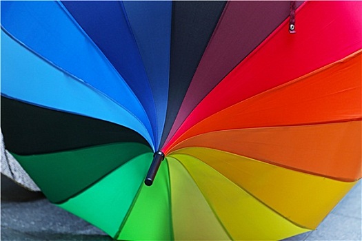 彩虹,伞