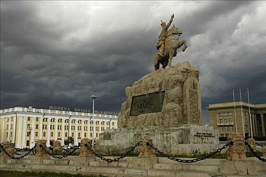纪念建筑,乌兰巴托,蒙古
