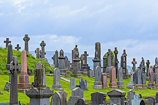 墓地,墓碑,老城,斯特灵,苏格兰,英国