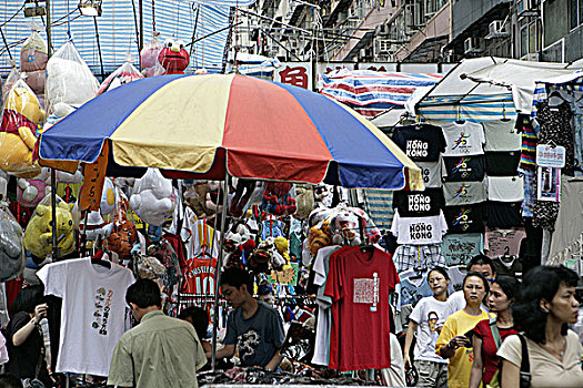 女人,街道,香港